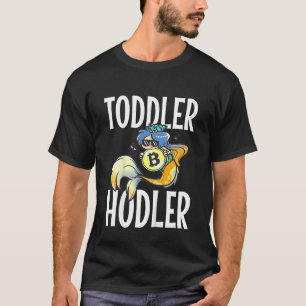 Kids Toddler Hodler Bitcoin Mermaid with Sunglasse T-Shirt