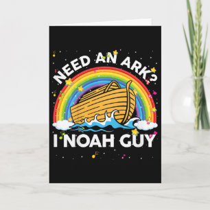 Kids Toddler Kid Need Ark I Noah Guy Christian Eas Card