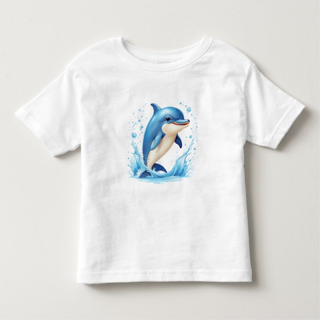 Kids Toddler T-Shirt Dolphin (Front)