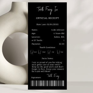 Kids Tooth Fairy Letter Certificate 1st Tooth Lost Invitation