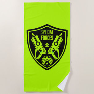 Kids Toy Dart Gun Battle Beach Towel