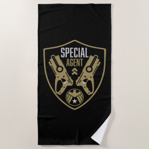 Kids Toy Dart Gun Battle Beach Towel