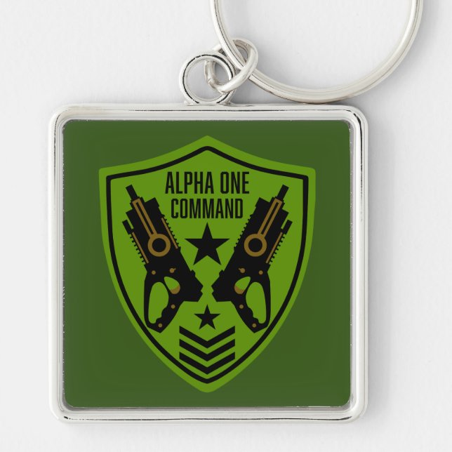 Kids Toy Dart Gun Battle Key Ring (Front)