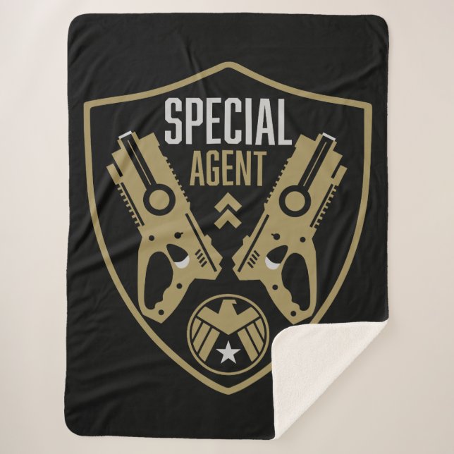 Kids Toy Dart Gun Battle Sherpa Blanket (Front)