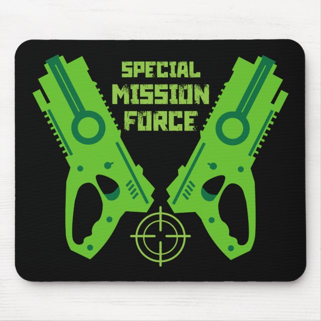 Kids Toy Gun Battle Christmas And Birthday Mouse Pad (Front)
