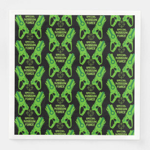 Kids Toy Gun Battle Christmas And Birthday Napkin