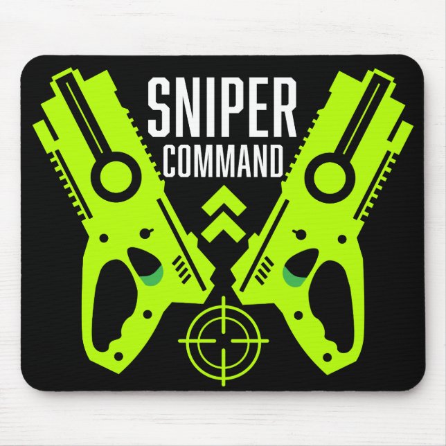 Kids Toy Gun Battle Christmas Mouse Pad (Front)