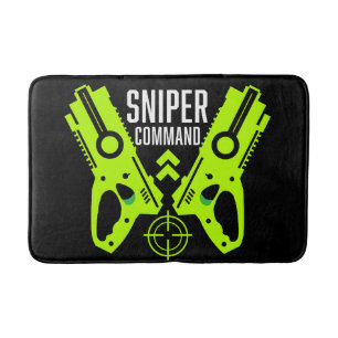 Kids Toy Gun Battle Gift Bath Mat