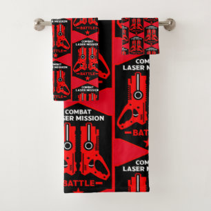 Kids Toy Gun Combat Mission Kids Bath Towel Set