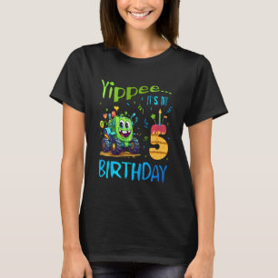 Kids Tractor Birthday 5 Years It s my Birthday 5 T-Shirt