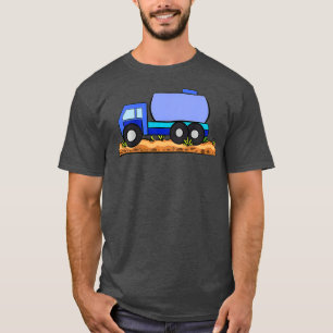 Kids Tractor Boys Farm Farming Slurry Tanker T-Shirt