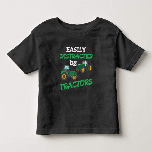 Kids Tractor lover Farming Son Nephew Farmer Toddler T-Shirt (Front)