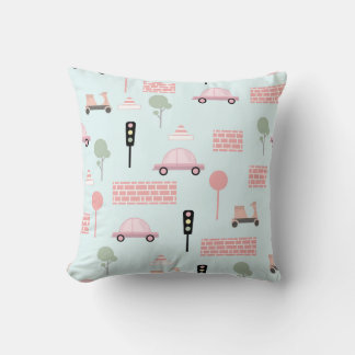 Kids Transport Decorative Pillow