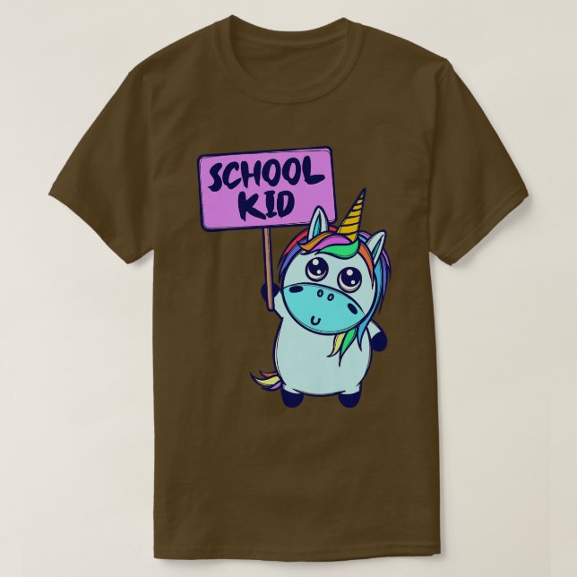 Kids Trendy Statement School Class Students Learni T-Shirt (Design Front)
