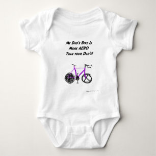 Kids Triathlon (Dad) Baby Bodysuit