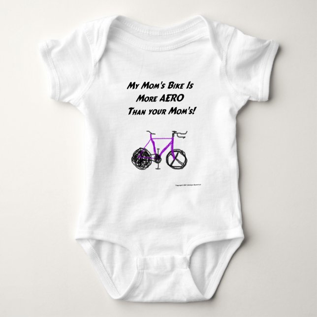Kids Triathlon (Mum) Baby Bodysuit (Front)