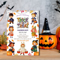 Kids Trick or Treat Halloween Party Spooky Costume