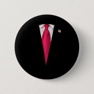 Kid's Trump Halloween Costume  6 Cm Round Badge