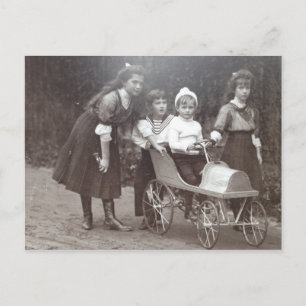Kids tsar - MARIE, ANASTASIA, ALEXIS Russia #097 Postcard