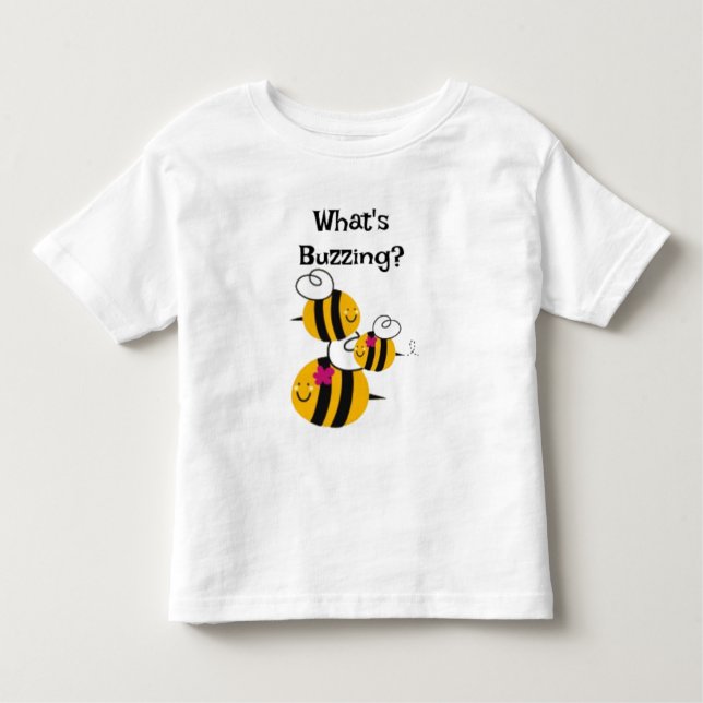 Kid's Tshirt Bumble Bees Buzzing Insects (Front)