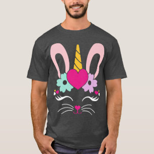 Kids Unicorn Easter Bunny For Toddler Girls Kids E T-Shirt