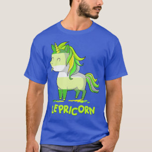 Kids Unicorn Lepricorn Leprechaun St Patricks Day  T-Shirt
