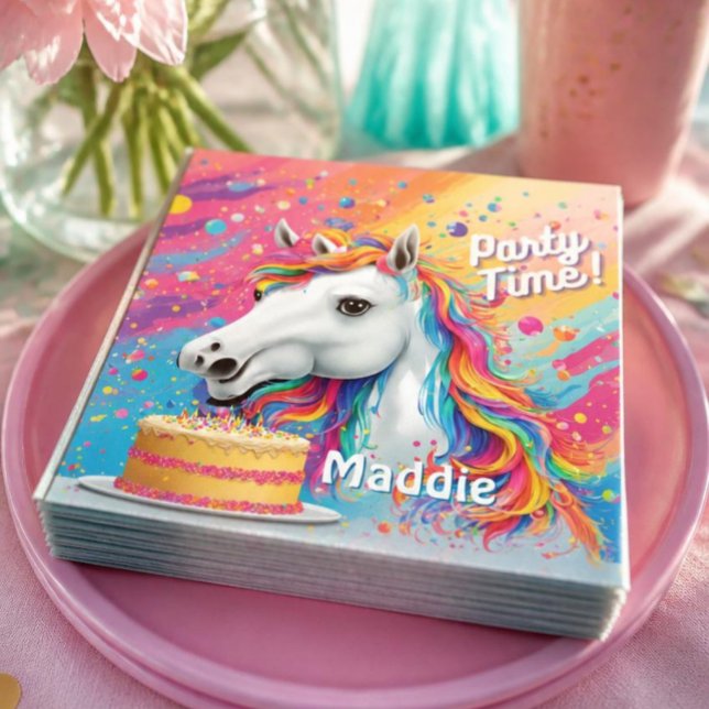 Kids Unicorn Party Napkins (Creator Uploaded)
