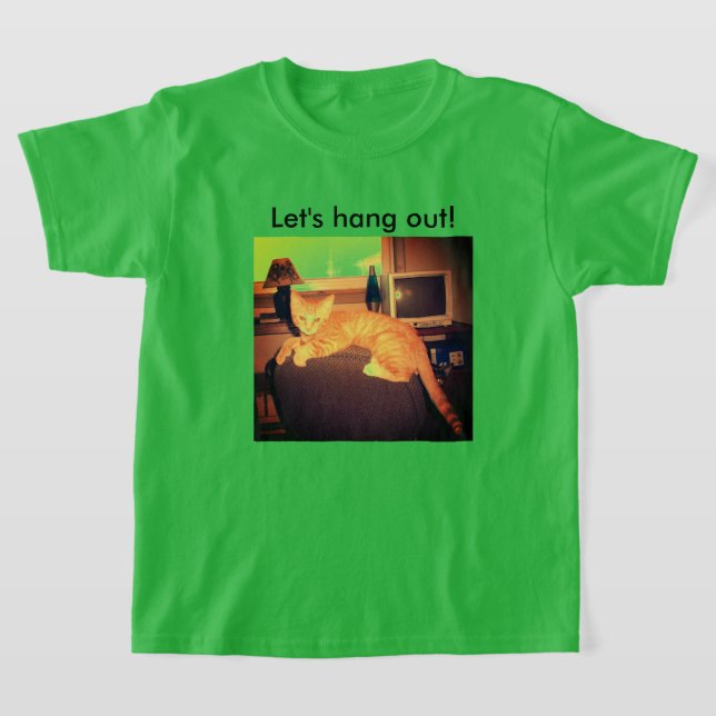 Kids Unisex Let's Hang Out T-Shirt (Laydown)