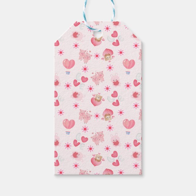 Kids Valentine's Day Gift Tags (Front)