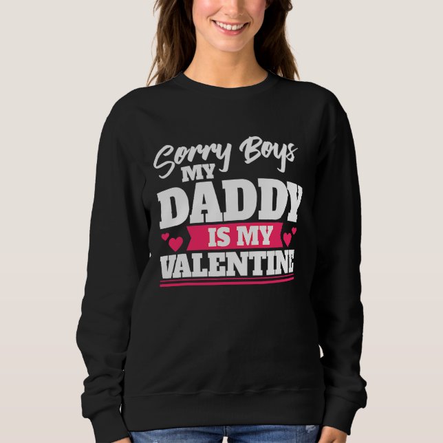 Kids Valentines Day Outfit for Baby Girl Toddler L Sweatshirt (Front)