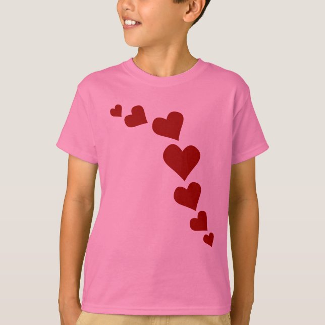 Kid's Valentine's Shirt Kid's Valentine T-shirts (Front)