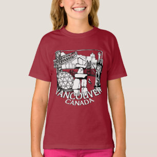 Kid's Vancouver Souvenir T-shirt Vancouver Shirt