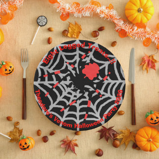 Kids Venom Halloween Paper Plate