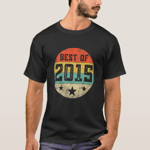 Kids Vintage 2015 7th Birthday  Best Of 2015 Retro T-Shirt