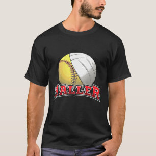 Kids  Volleyball Softball Cute Youth  Cool  Girl T-Shirt