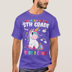 Kids Watch Out 5th Grade Here I Come Cutes Magical T-Shirt