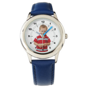 Kid's Watch - Personalized - Blue Numbered
