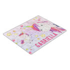 Kids Watercolor Rainbow Unicorns & Stars