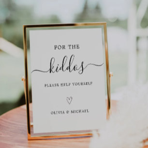 Kids Wedding Activity Sign – For the Kiddos