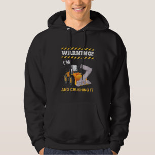 Kids Wheel Loader Children Birthday Child 7th Birt Hoodie