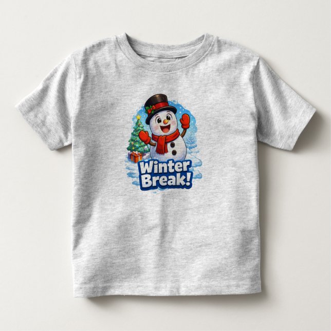 Kids Winter Holiday Gift Toddler T-Shirt (Front)