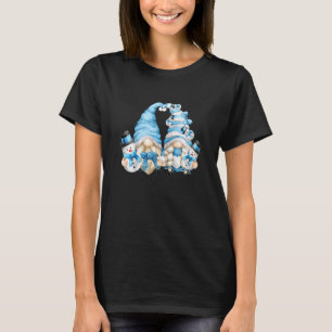 Kids Winter Matching Gnomes For Kids With Cute Sno T-Shirt