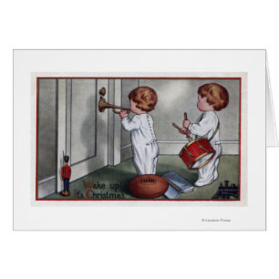 Kids with Drum and Trumpet