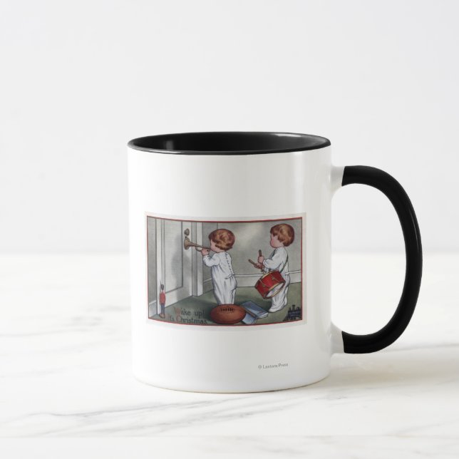 Kids with Drum and Trumpet Mug (Right)