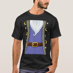 Kids Wizard Cloak Halloween Costume Men Wizard Hal T-Shirt