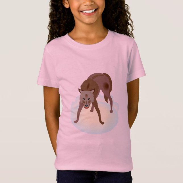 Kids Wolf tee (Front)
