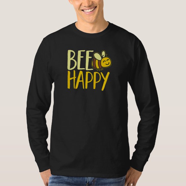 Kids & Women Bumble Bee Cute Bee Happy T-Shirt (Front)