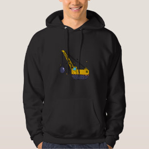 Kids Wrecking Ball Excavator  For Construction Wor Hoodie