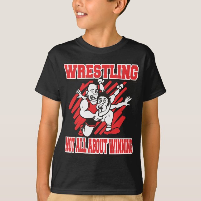 Kids Wrestling T-Shirt (Front)