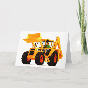 Kid's Yellow Digger Card